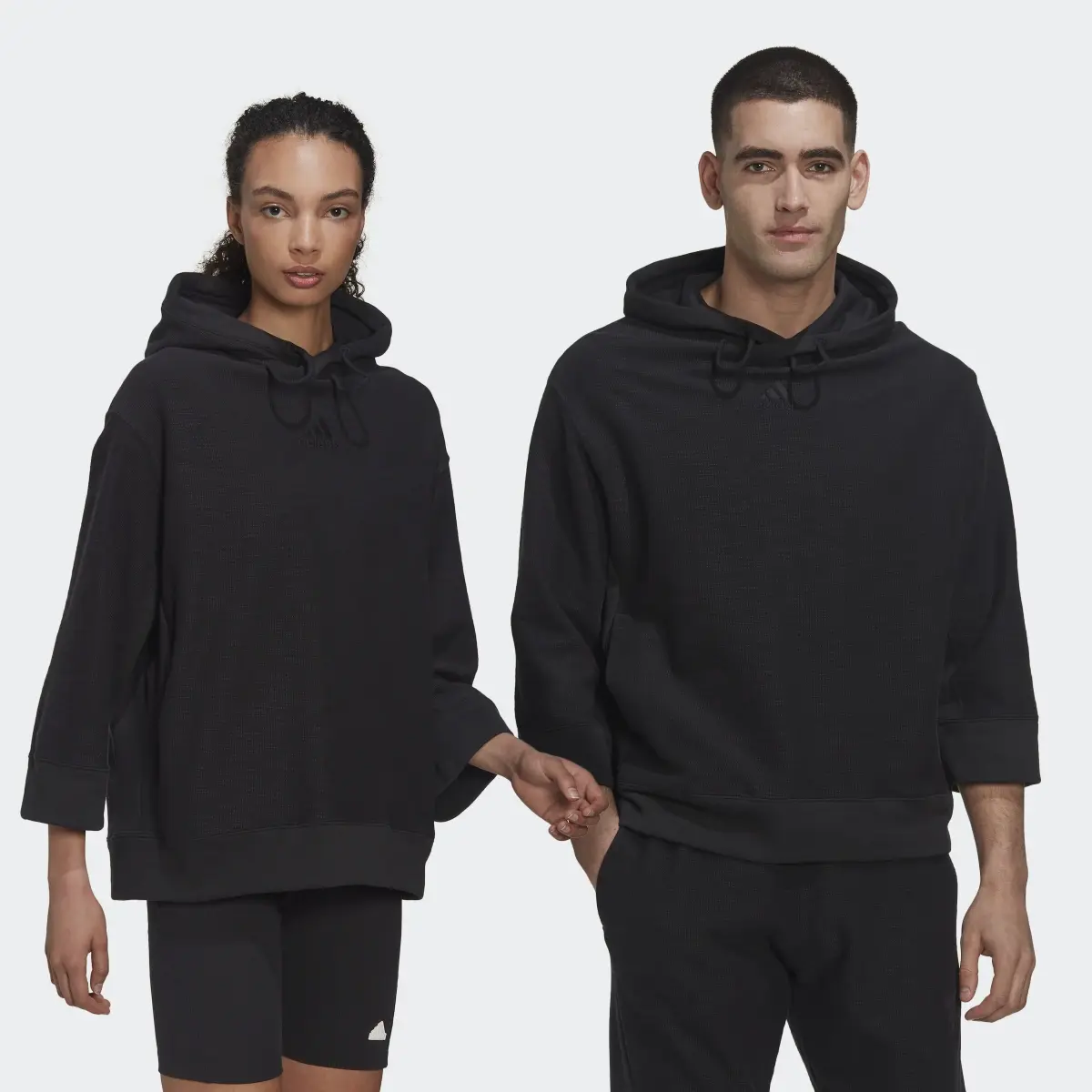 Adidas Reversed French Terry Hoodie (Gender Neutral). 1