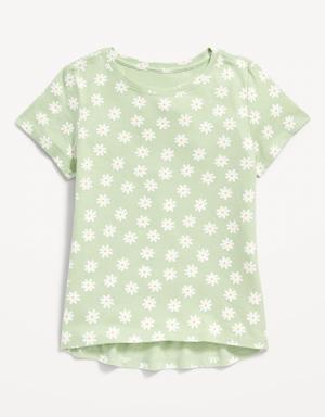 Old Navy Softest Printed T-Shirt for Girls green