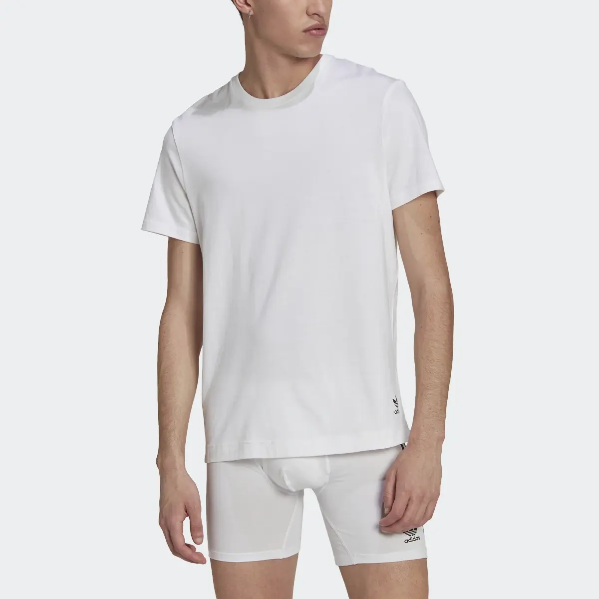 Adidas Comfort Core Cotton Crewneck T-Shirt Underwear. 1
