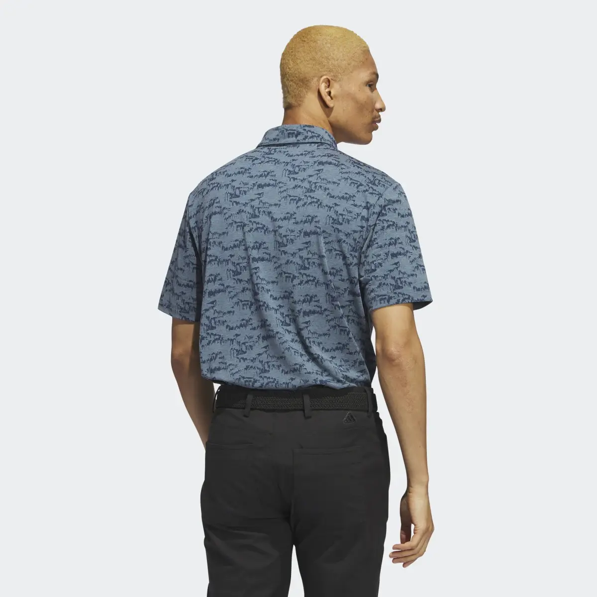 Adidas Go-To Printed Golf Polo Shirt. 3