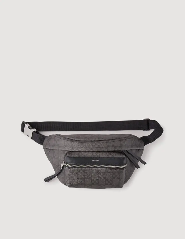 Sandro Square Cross coated canvas belt bag Login to add to Wish list. 1