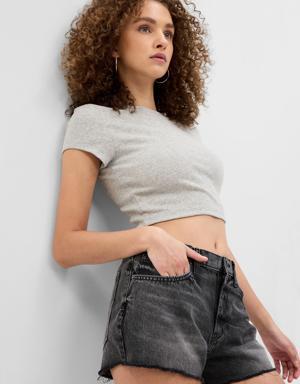 PROJECT GAP Cropped T-Shirt gray