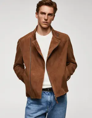 Perfect suede leather jacket 