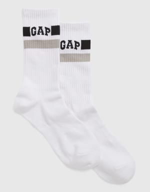 Gap Quarter Crew Socks black