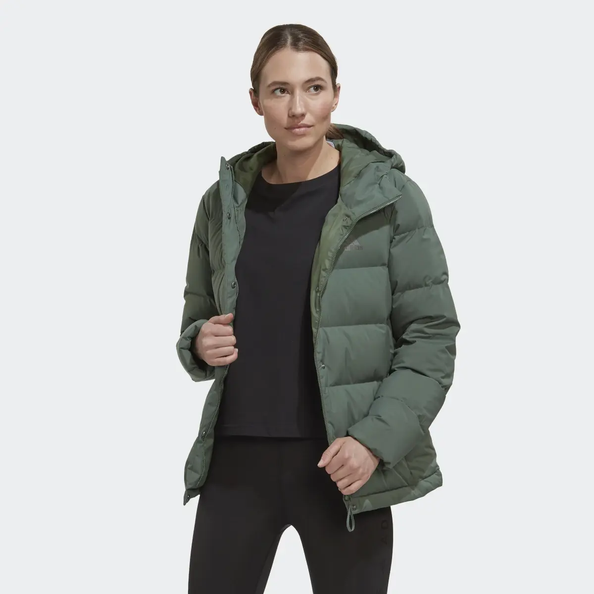 Adidas Helionic Hooded Down Jacket. 2