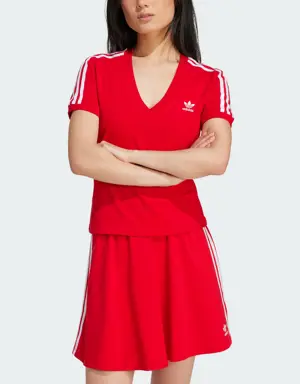 Adidas Koszulka 3-Stripes V-Neck Slim