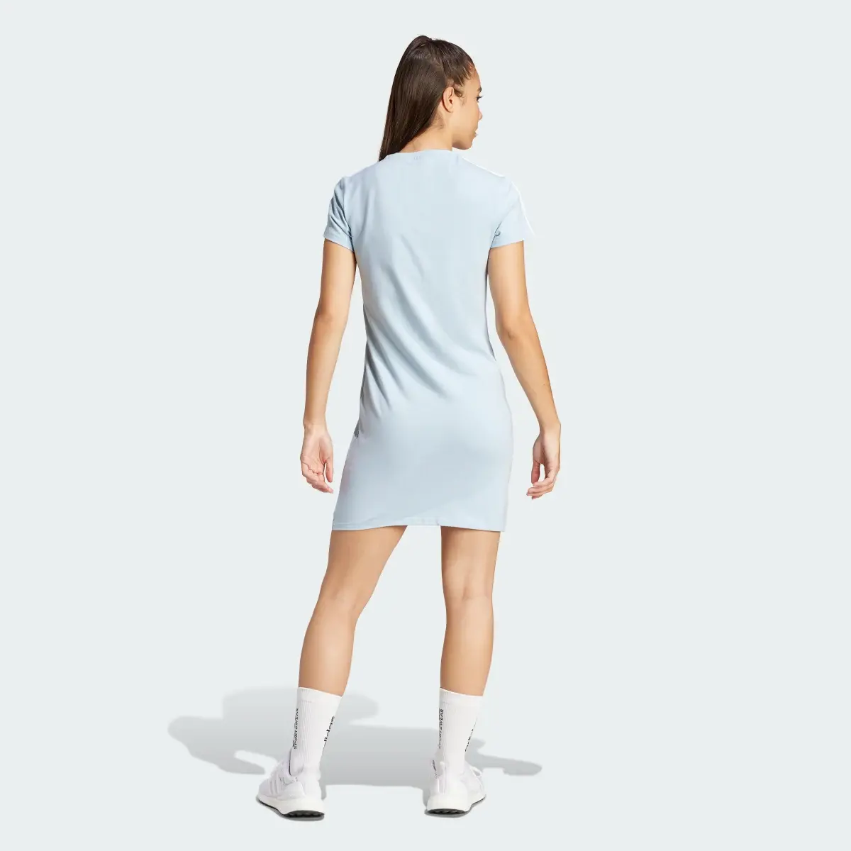 Adidas Vestido Playera Essentials 3 Franjas. 3