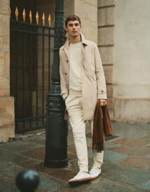 Cotton jogger-style trousers