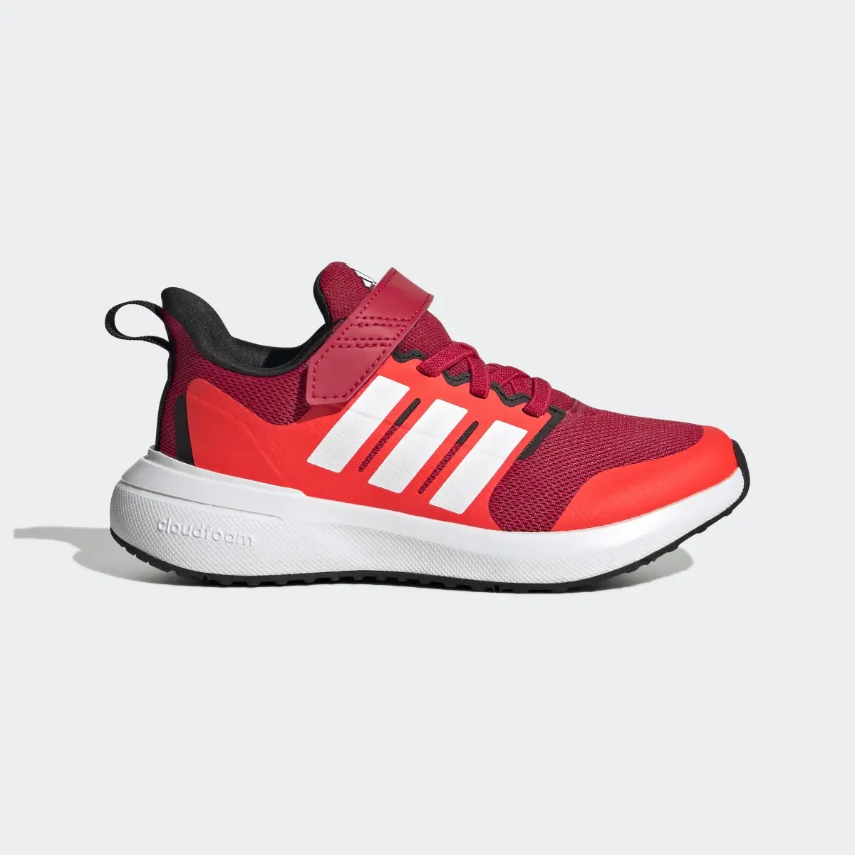 Adidas Chaussure à lacets élastiques et scratch FortaRun 2.0 Cloudfoam. 2