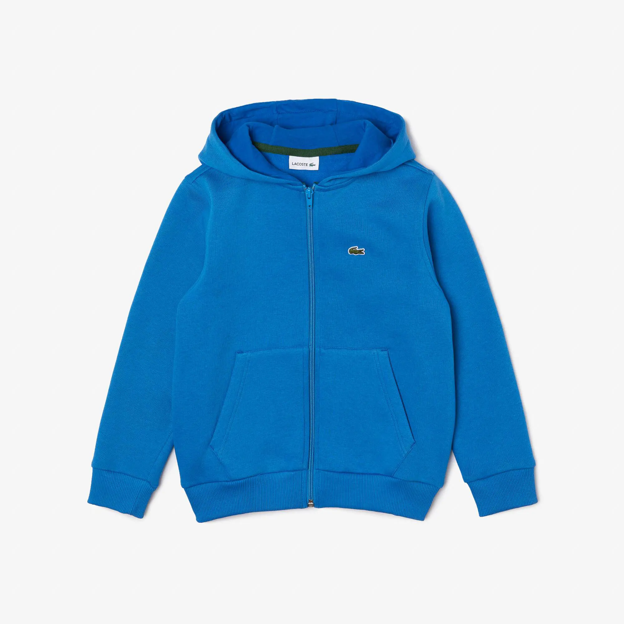 Lacoste Sweatshirt de capuz com zip e bolso canguru Lacoste para criança. 1