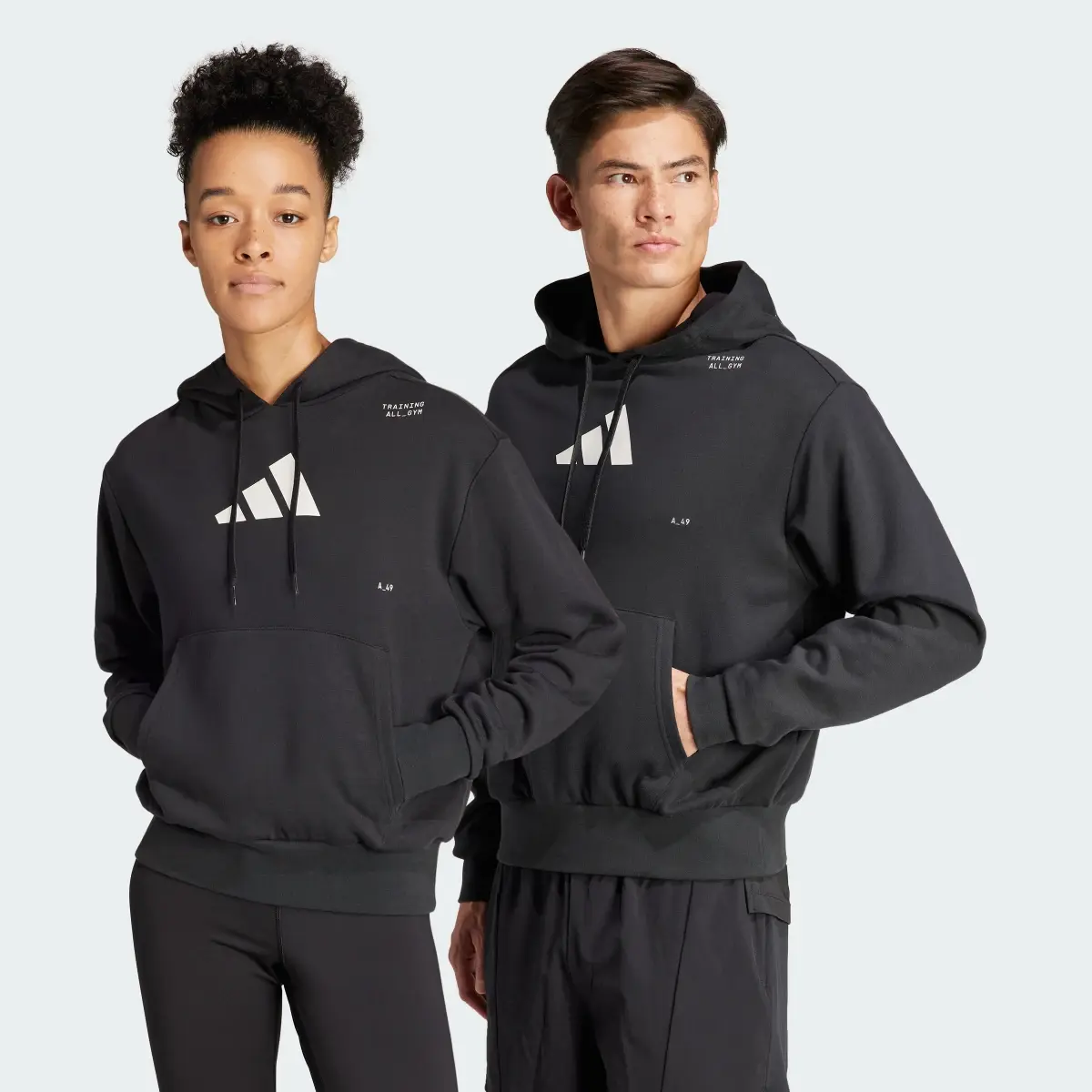 Adidas All-Gym Category Pump Cover Hoodie. 1