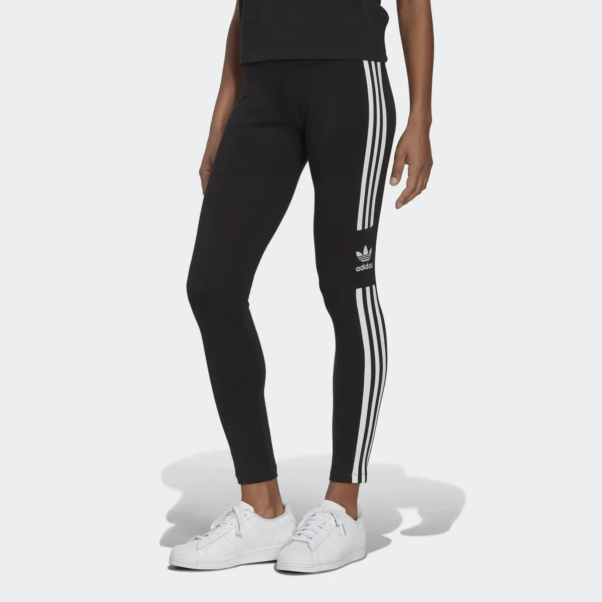 Adidas LOUNGEWEAR Trefoil Tights. 1