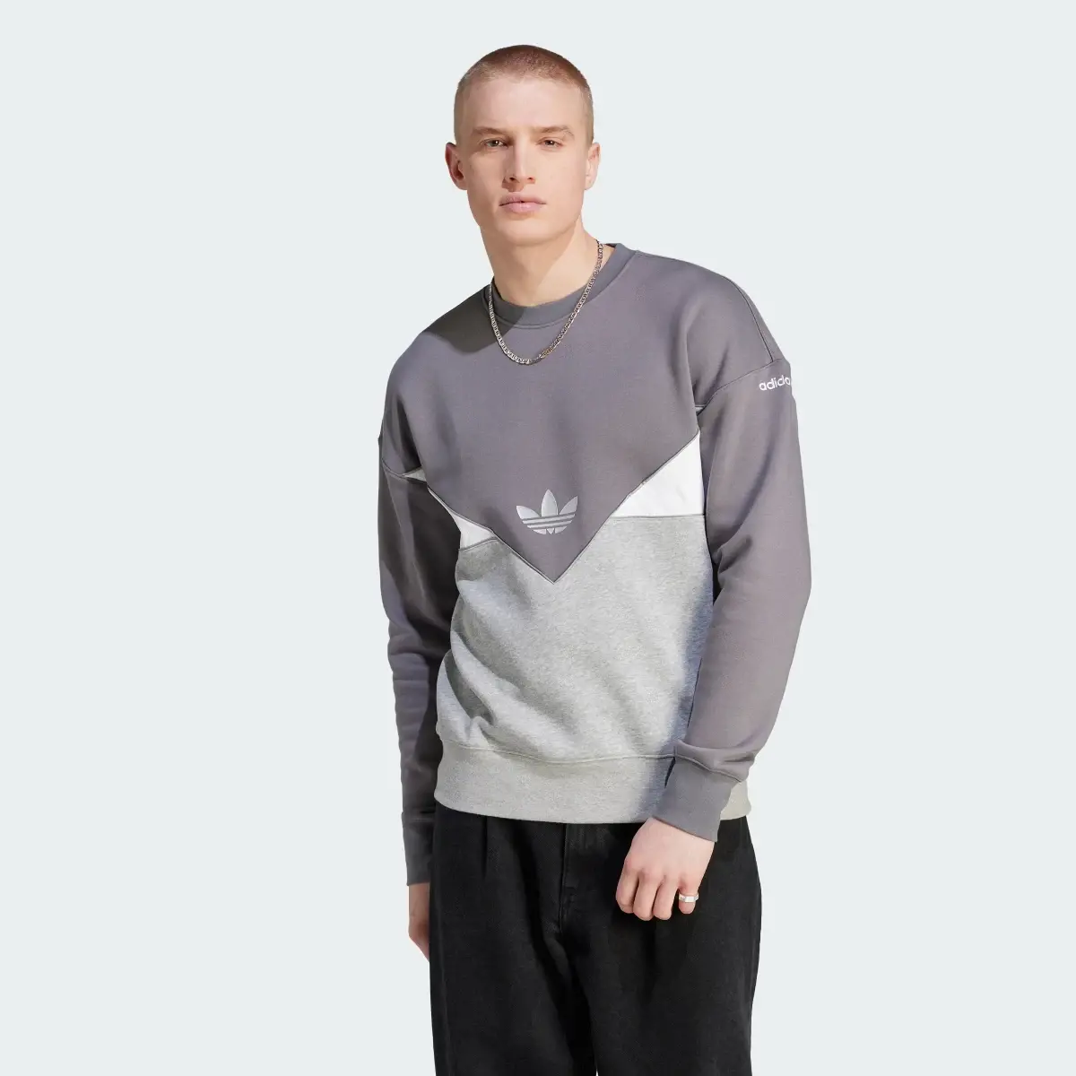 Adidas adicolor Seasonal Reflective Sweatshirt. 2
