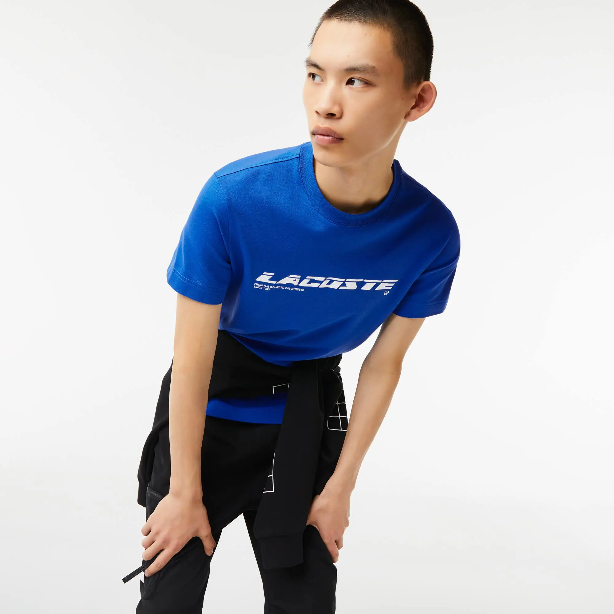 Lacoste Playera Piqué Lacoste Corte Regular para Hombre. 1