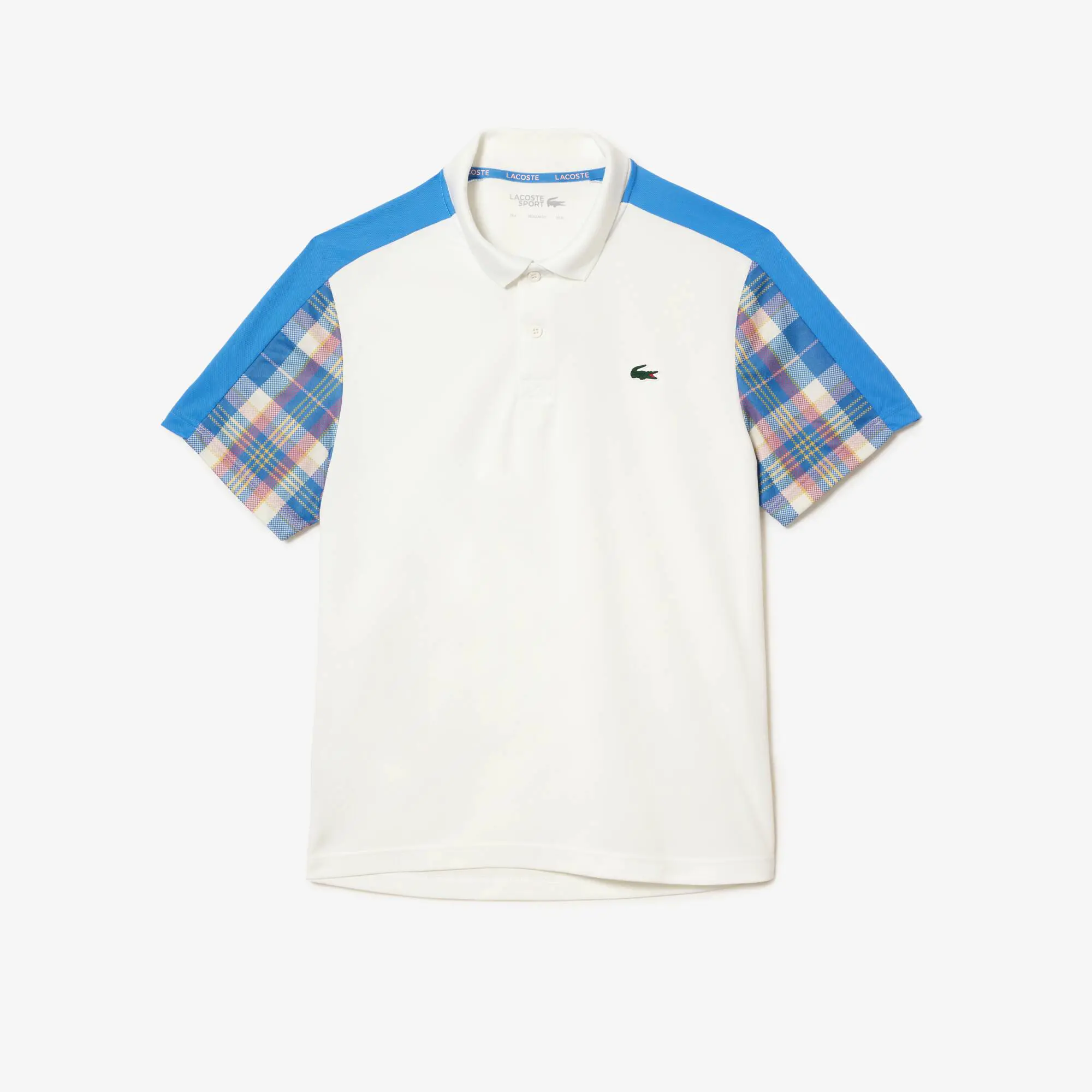 Lacoste Men’s Lacoste Colourblock Checked Polo Shirt. 2