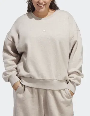 Adidas ALL SZN Fleece Sweatshirt (Plus Size)