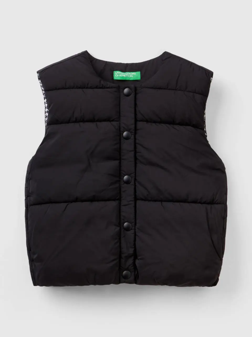 Benetton padded vest in 3d wadding. 1