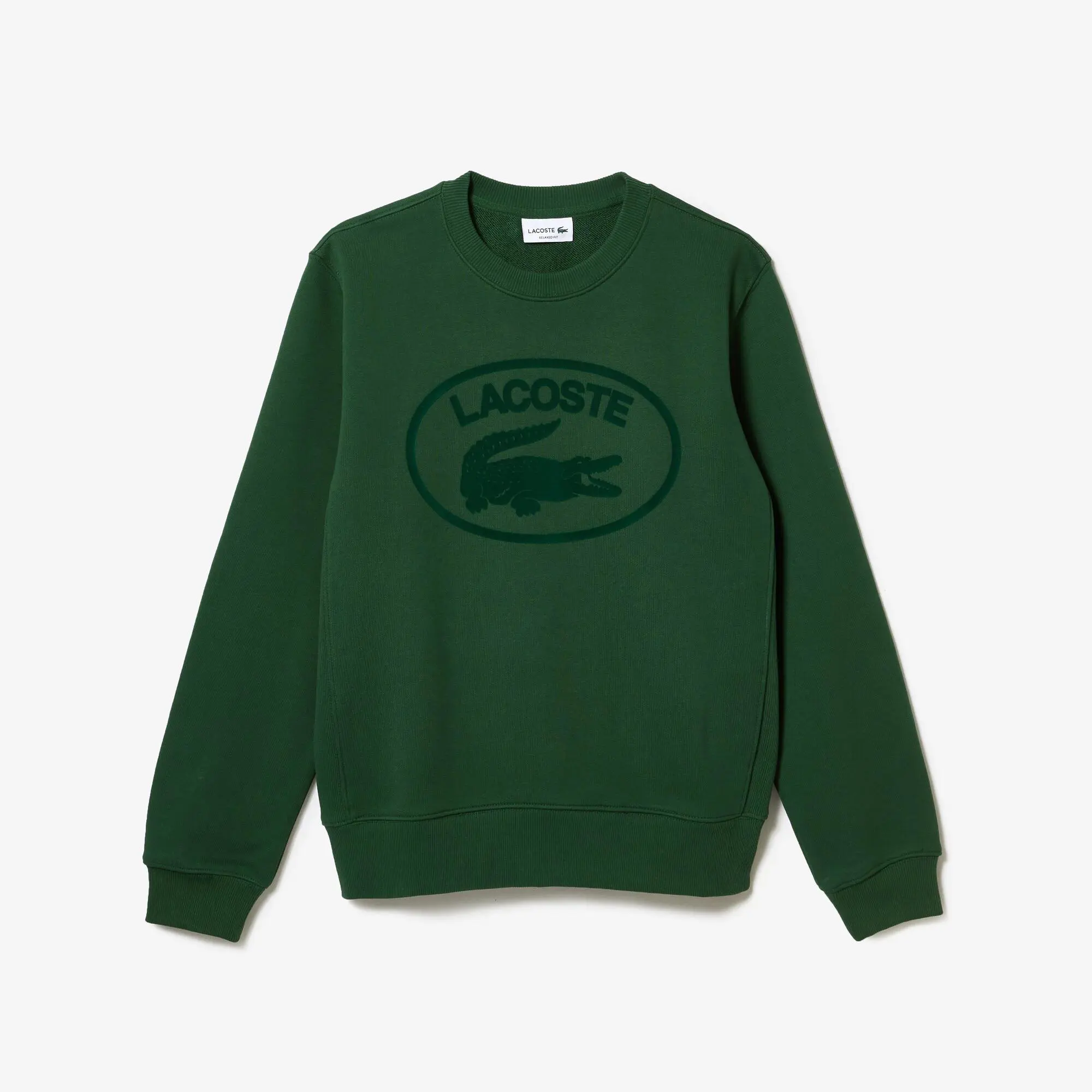 Lacoste Men's Lacoste Relaxed Fit Organic Cotton Sweatshirt. 2