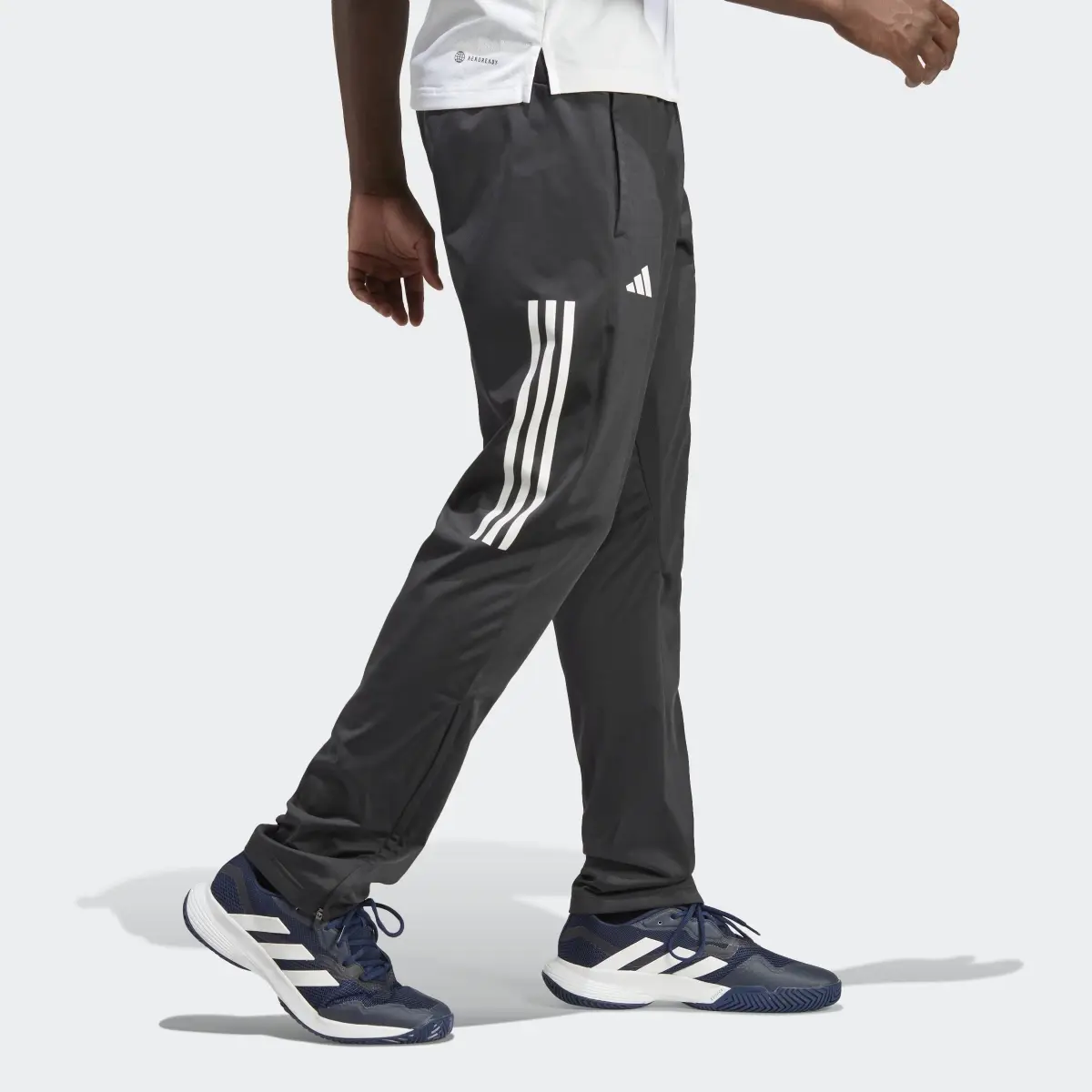 Adidas 3-Stripes Knitted Tennis Joggers. 3