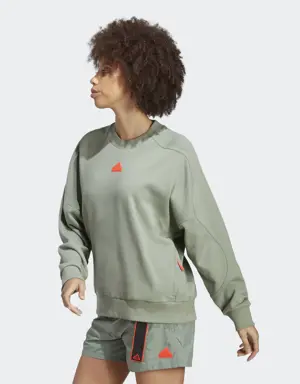 Adidas Felpa City Escape Loose Crew. 3 Adidas Felpa City Escape Loose Crew. 3