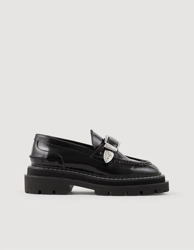 Sandro Leather loafers. 2