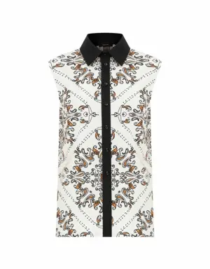 Printed Sleeveless Shirt - 4 / Original