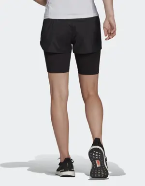 Adidas Run Fast Two-in-One Shorts. 2 Adidas Run Fast Two-in-One Shorts. 2
