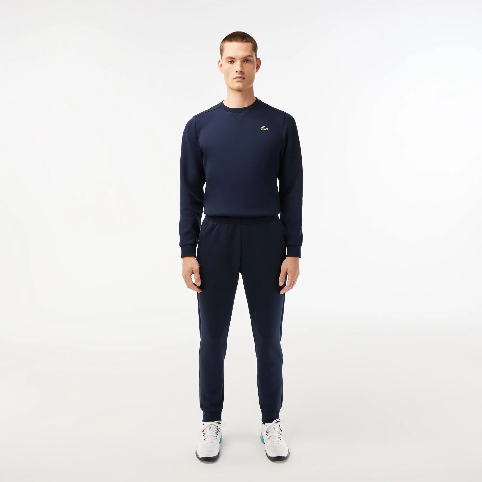 Lacoste Men’s Mesh Panels Tracksuit Pants. 1