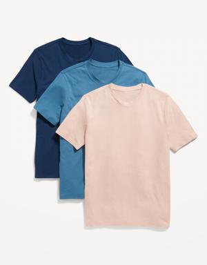 Soft-Washed Crew-Neck T-Shirt 3-Pack for Men 