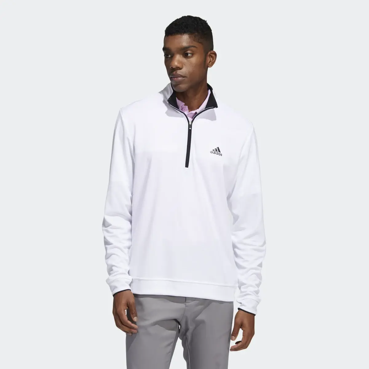 Adidas Quarter-Zip Pullover. 2