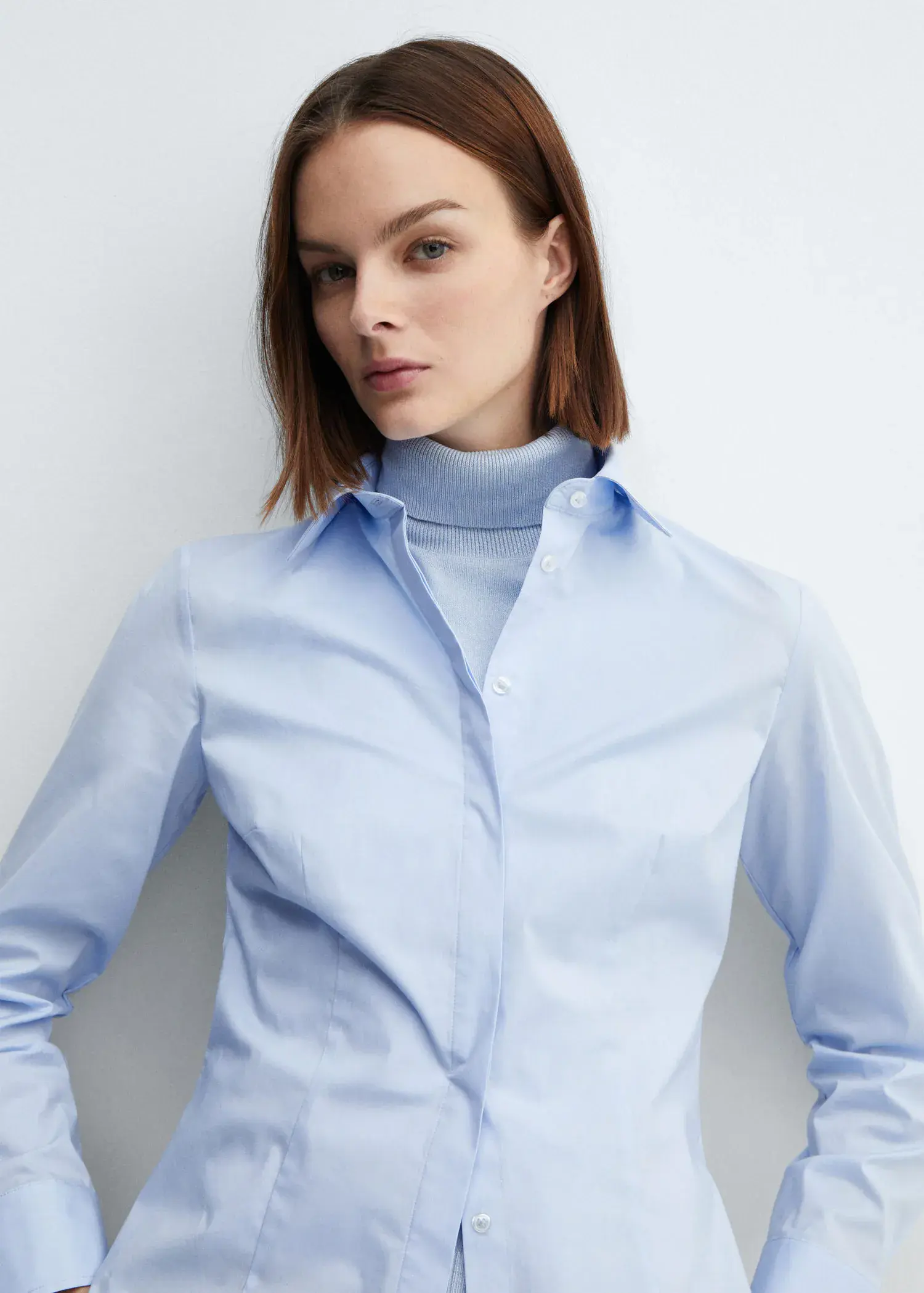 Mango Camicia avvitata cotone. 1