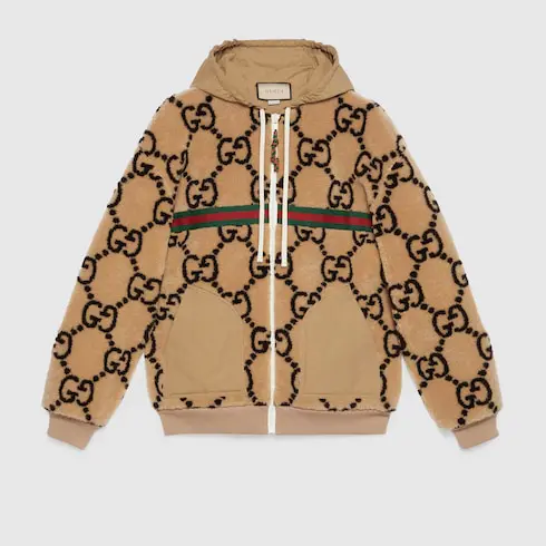 Gucci Maxi GG wool jersey jacket. 1