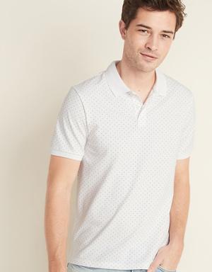 Moisture-Wicking Printed Pro Polo Shirt for Men