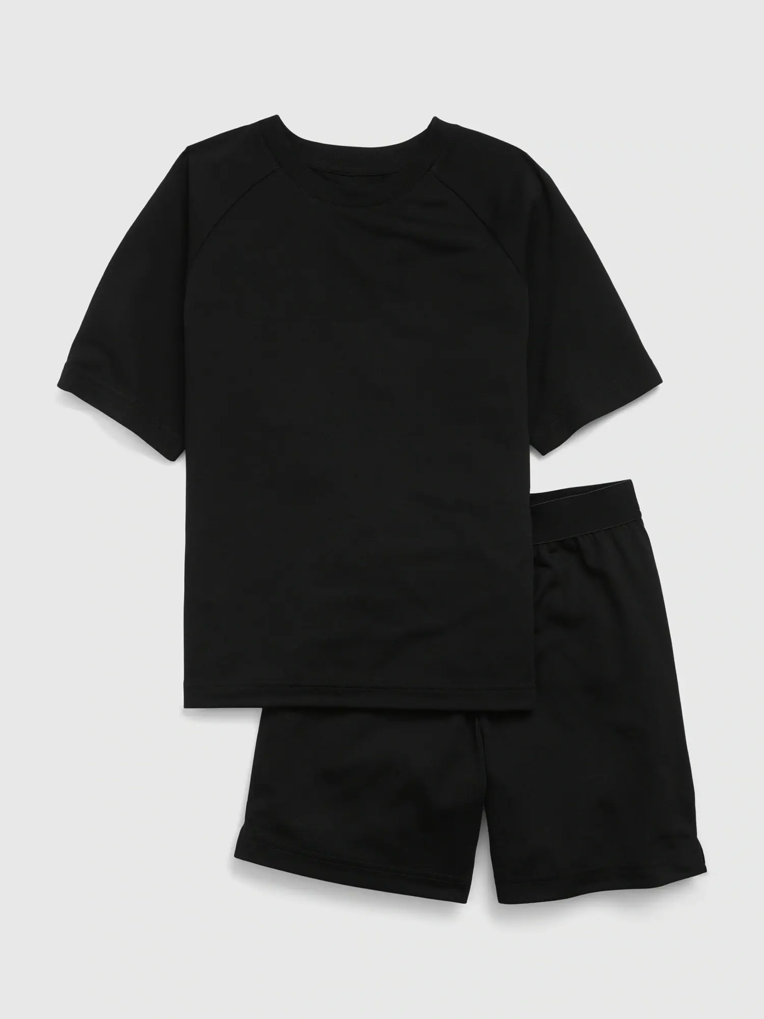 Gap Kids Recycled PJ Shorts Set black. 1