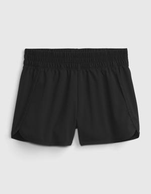 Kids Recycled Dolphin Shorts black
