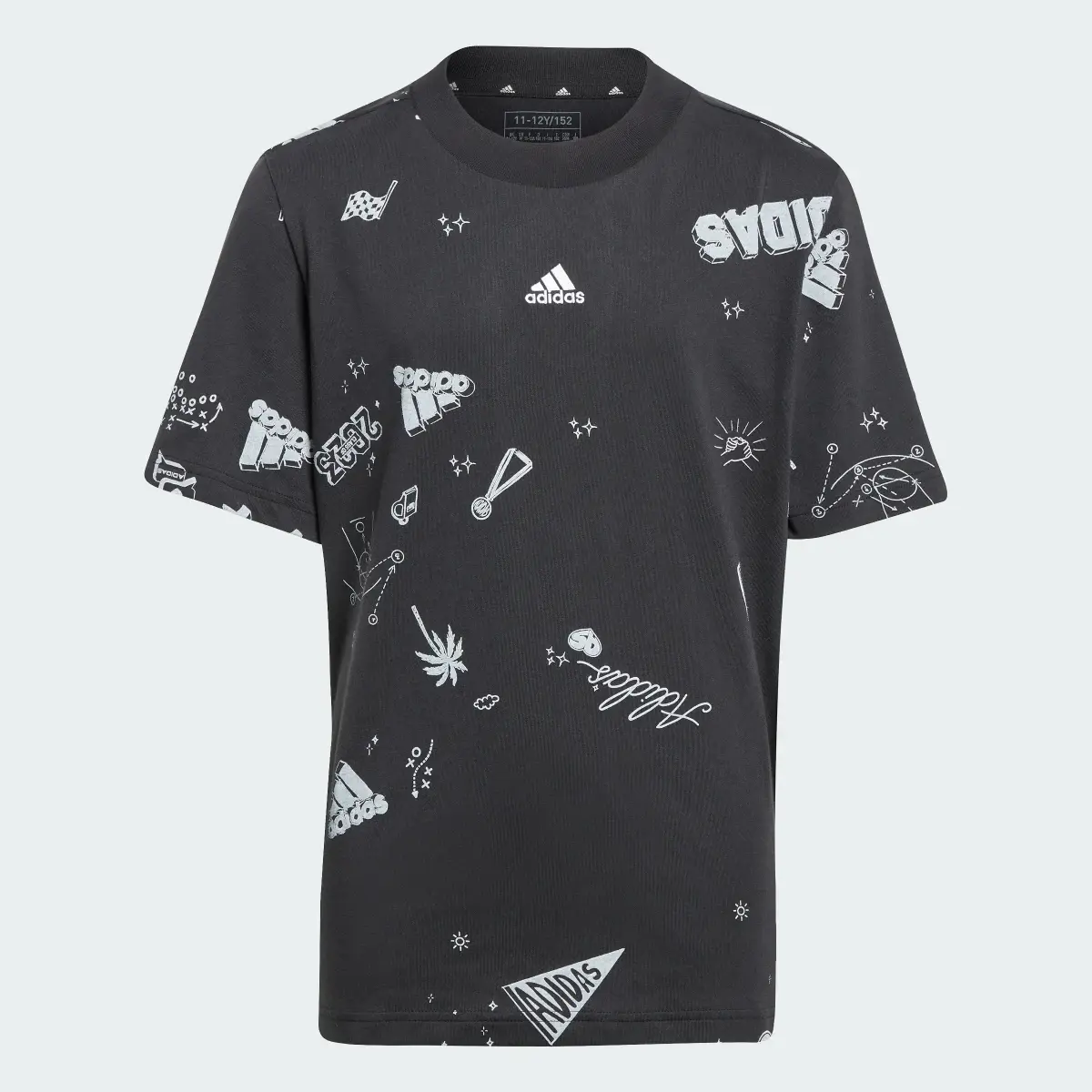 Adidas Playera Estampada Brand Love Niños. 1