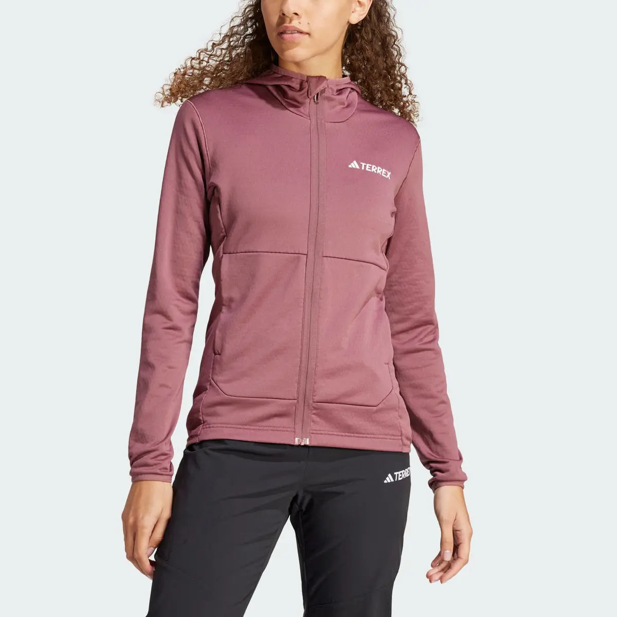 Adidas TERREX XPERIOR LIGHT FLEECE HOODED JACKET. 1