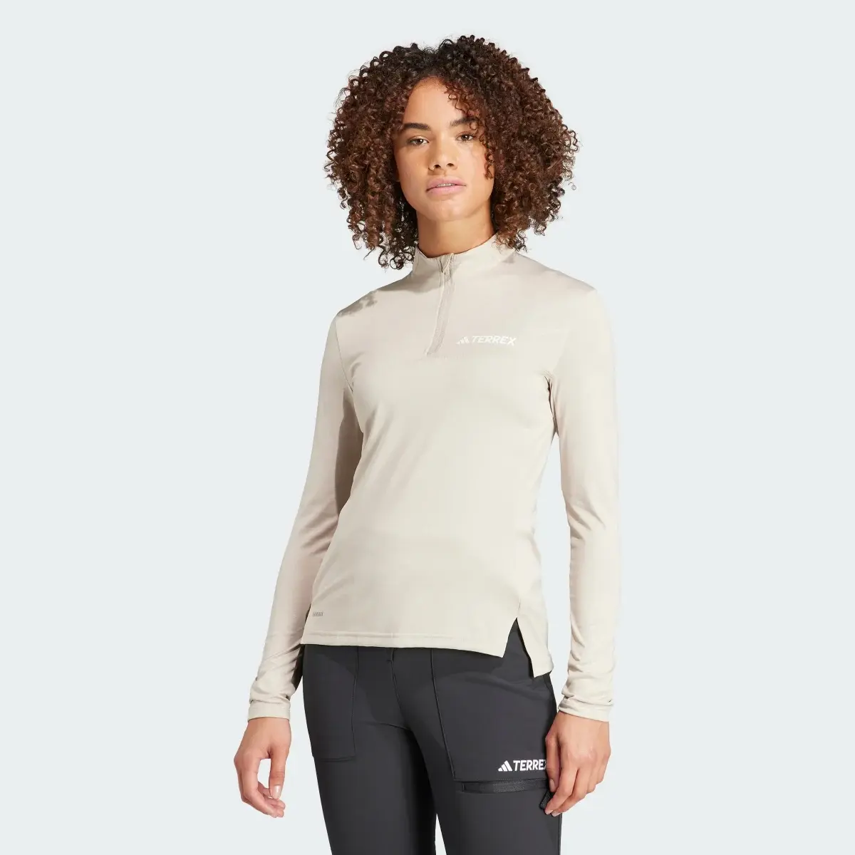 Adidas Terrex Multi Half-Zip Long-Sleeve Top. 2