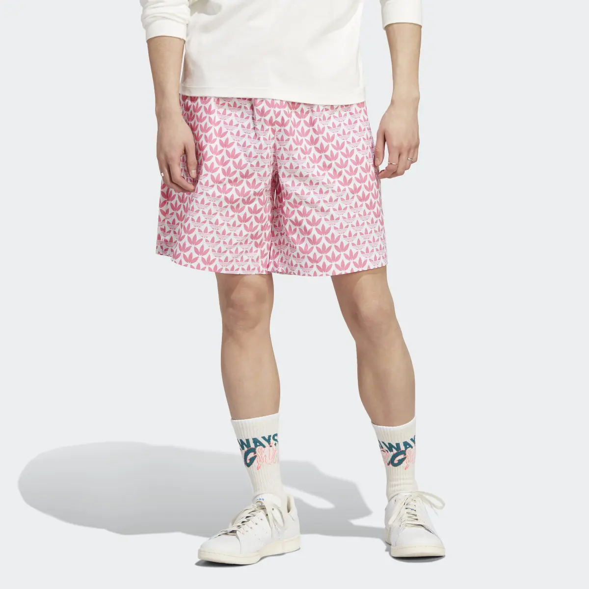 Adidas Graphics Monogram Allover Print Shorts. 1