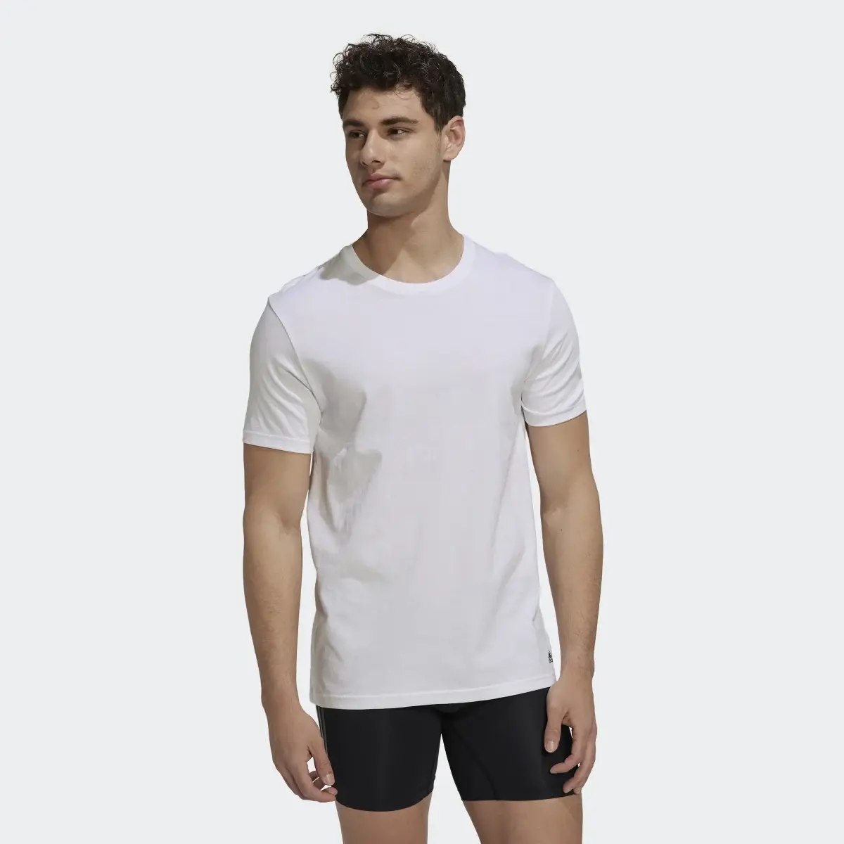 Adidas Active Flex Cotton Crewneck Shirt Underwear. 2