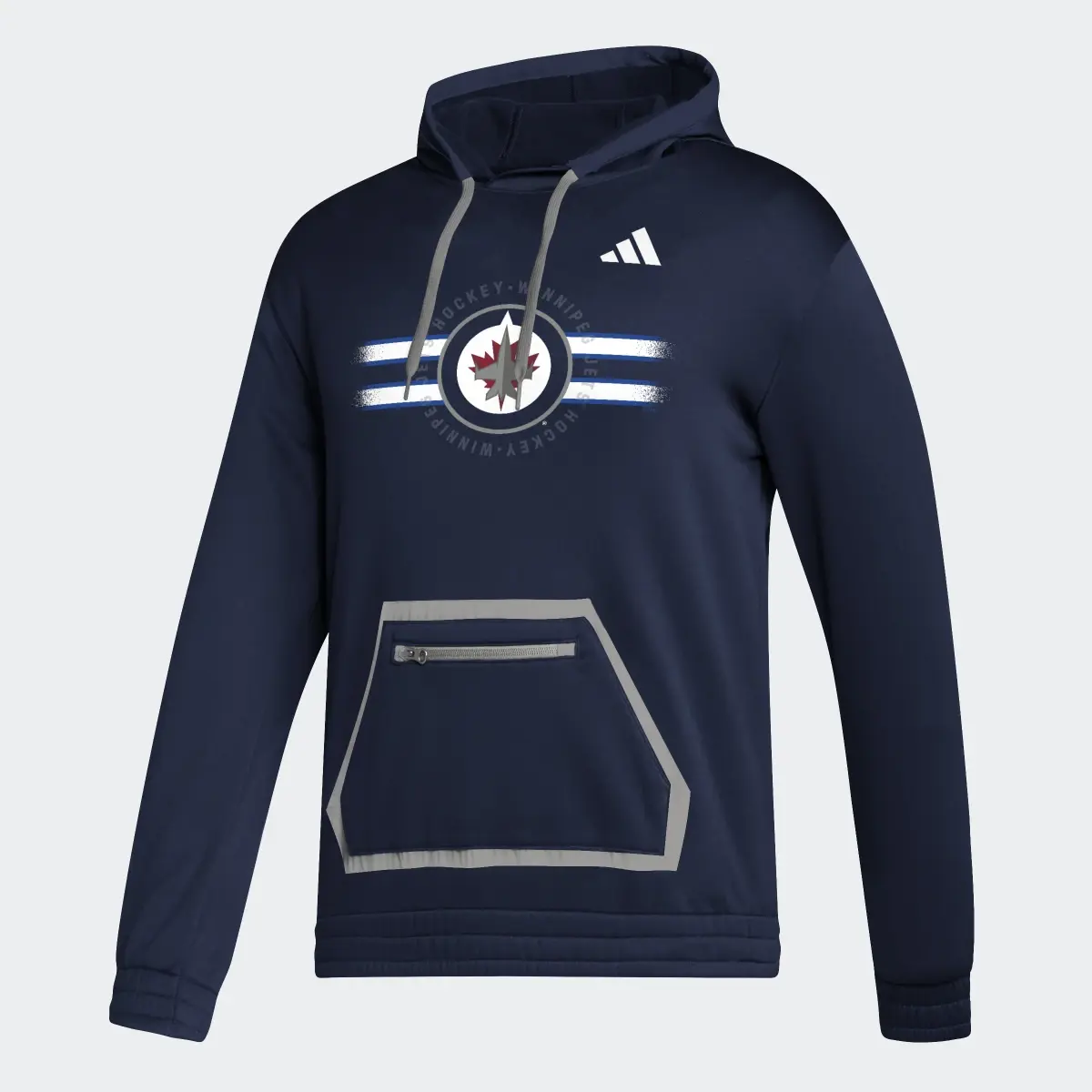 Adidas Jets Team Issue Pullover Hoodie. 1