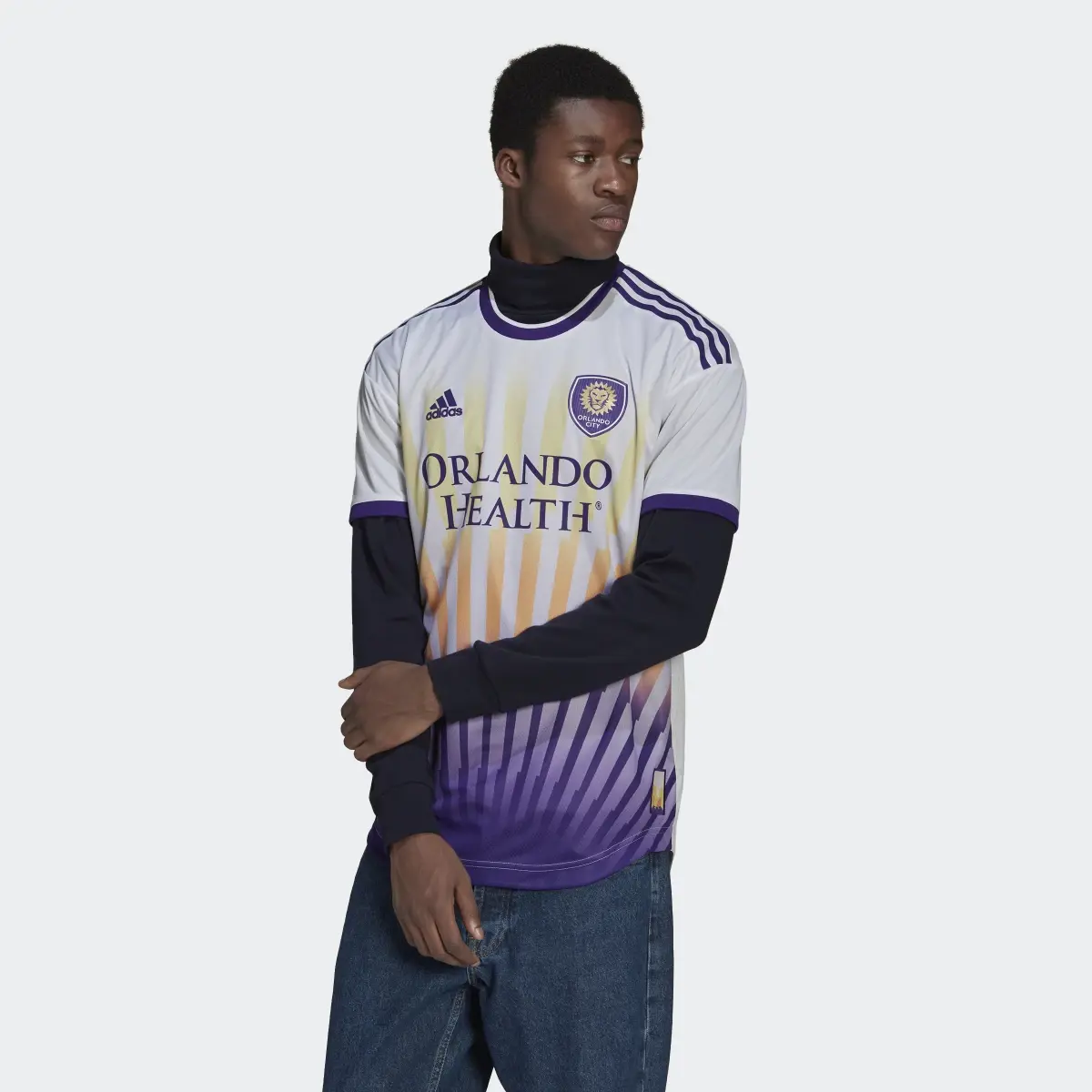 Adidas Orlando City 22/23 Away Authentic Jersey. 2