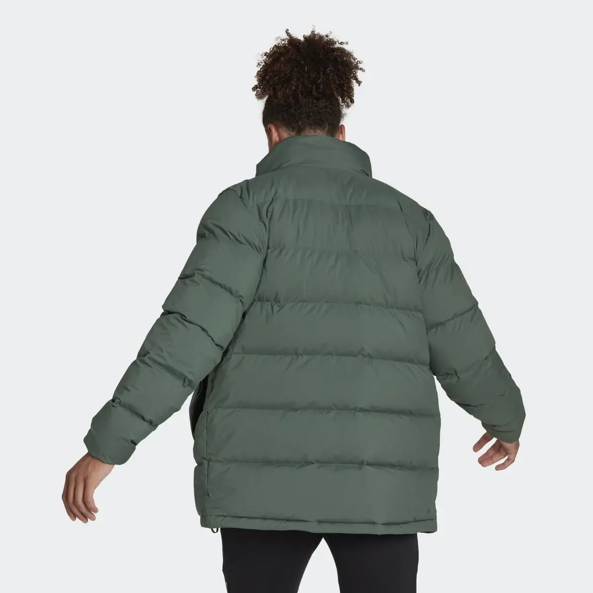 Adidas Helionic Mid-Length Down Jacket. 3