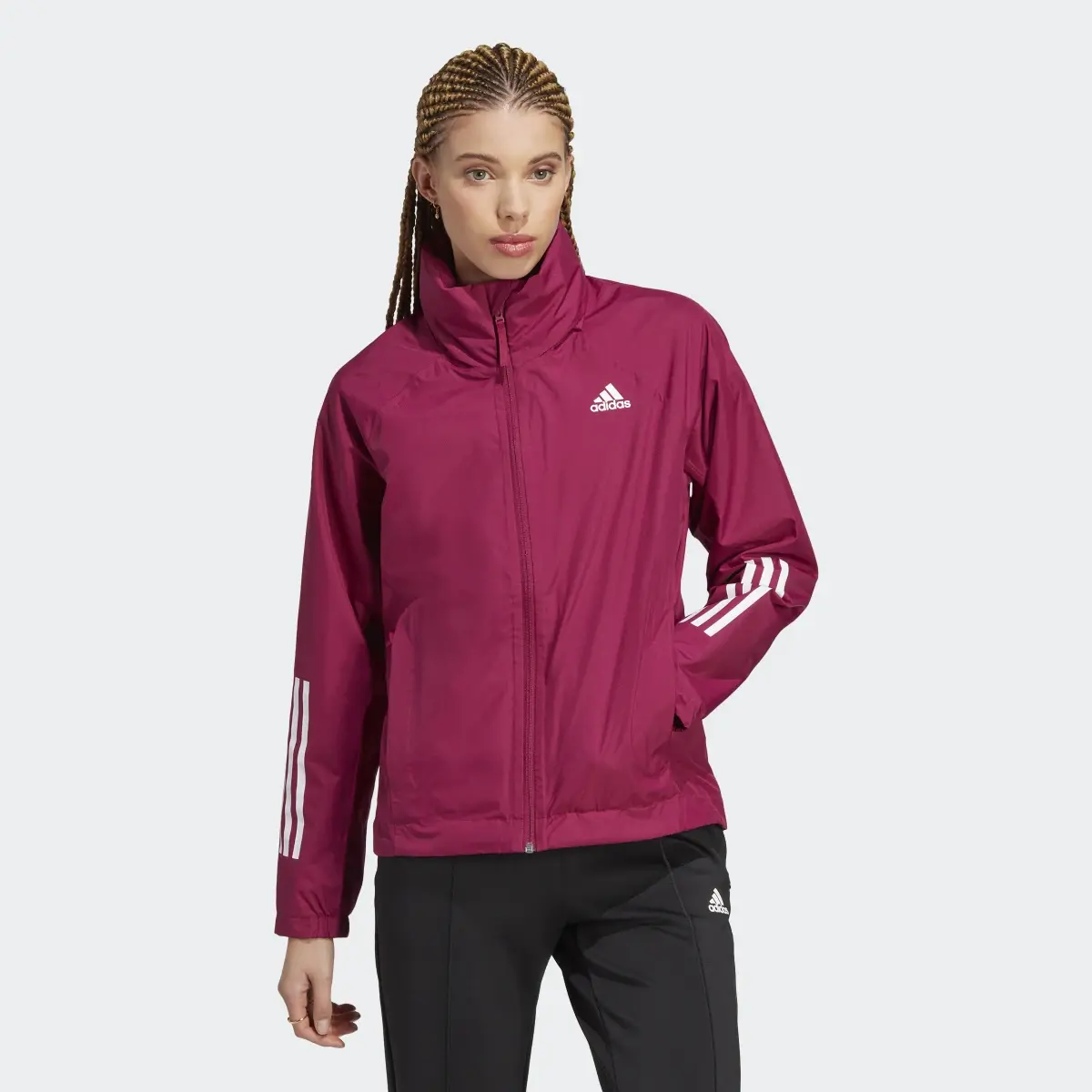 Adidas BSC 3-Stripes RAIN.RDY Jacket. 2