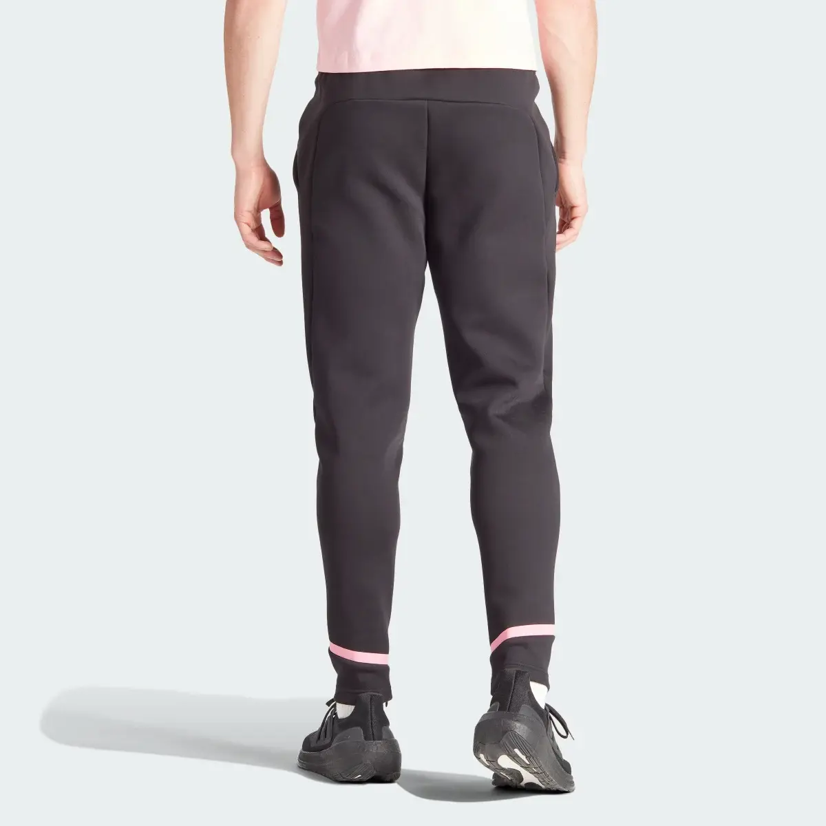 Adidas Inter Miami CF Designed for Gameday Travel Tracksuit Bottoms. 3