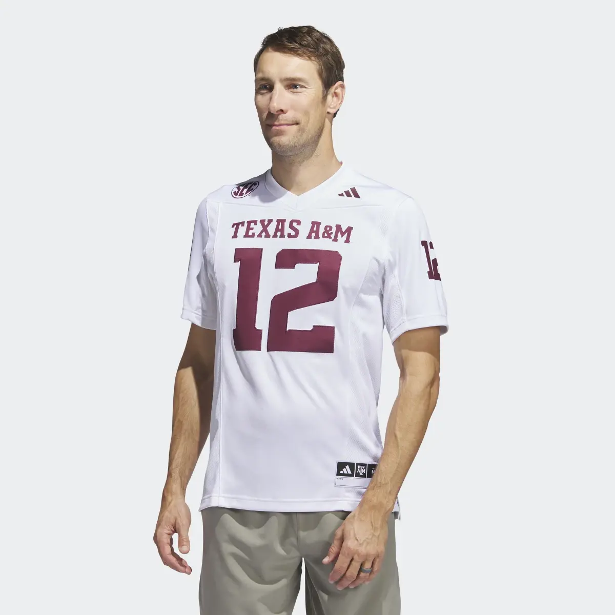 Adidas Texas A&M Football Off-Field Away Jersey. 2