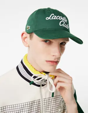 Cappellino da uomo in twill Lacoste Sport Roland Garros Edition