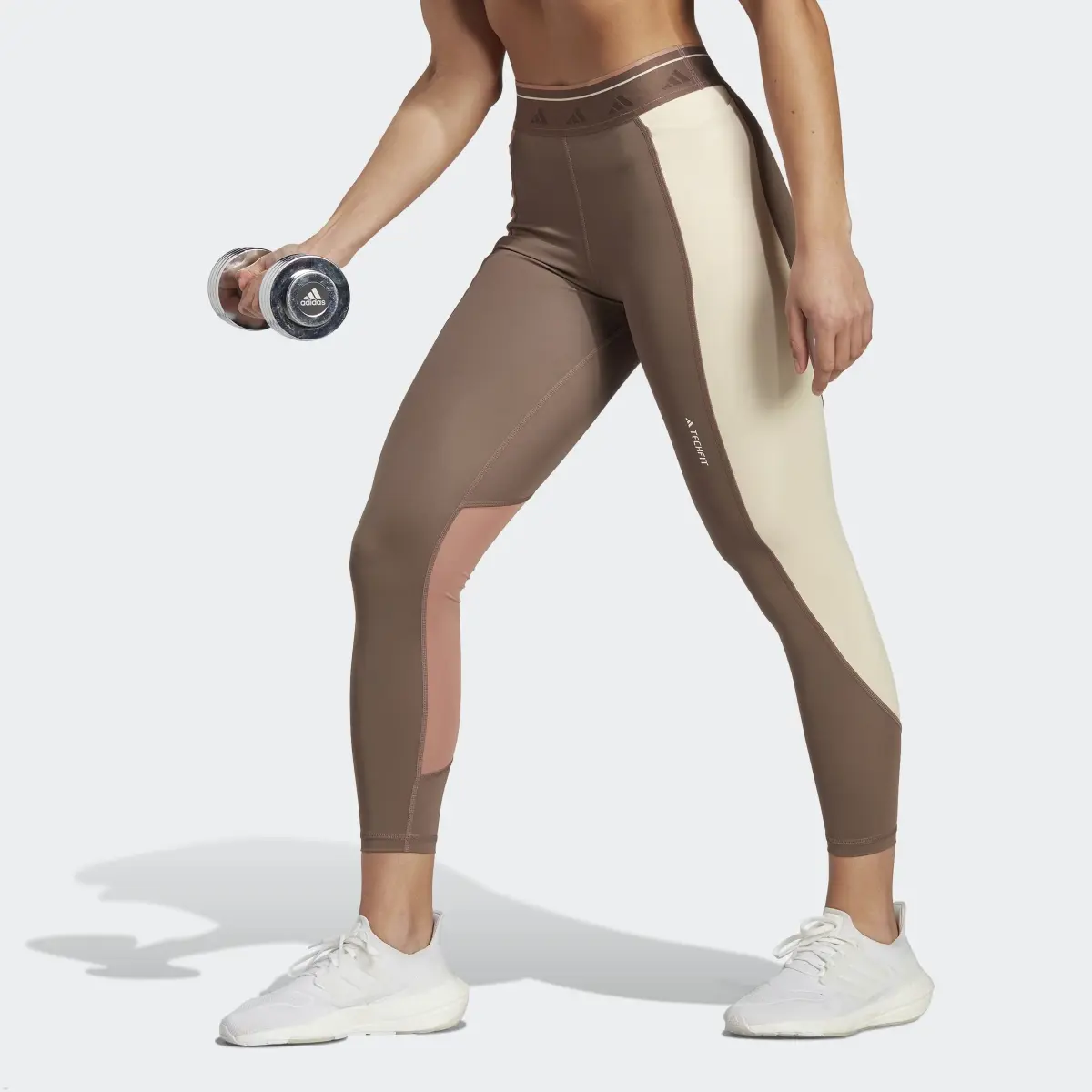 Adidas Techfit Colorblock 7/8 Leggings. 2