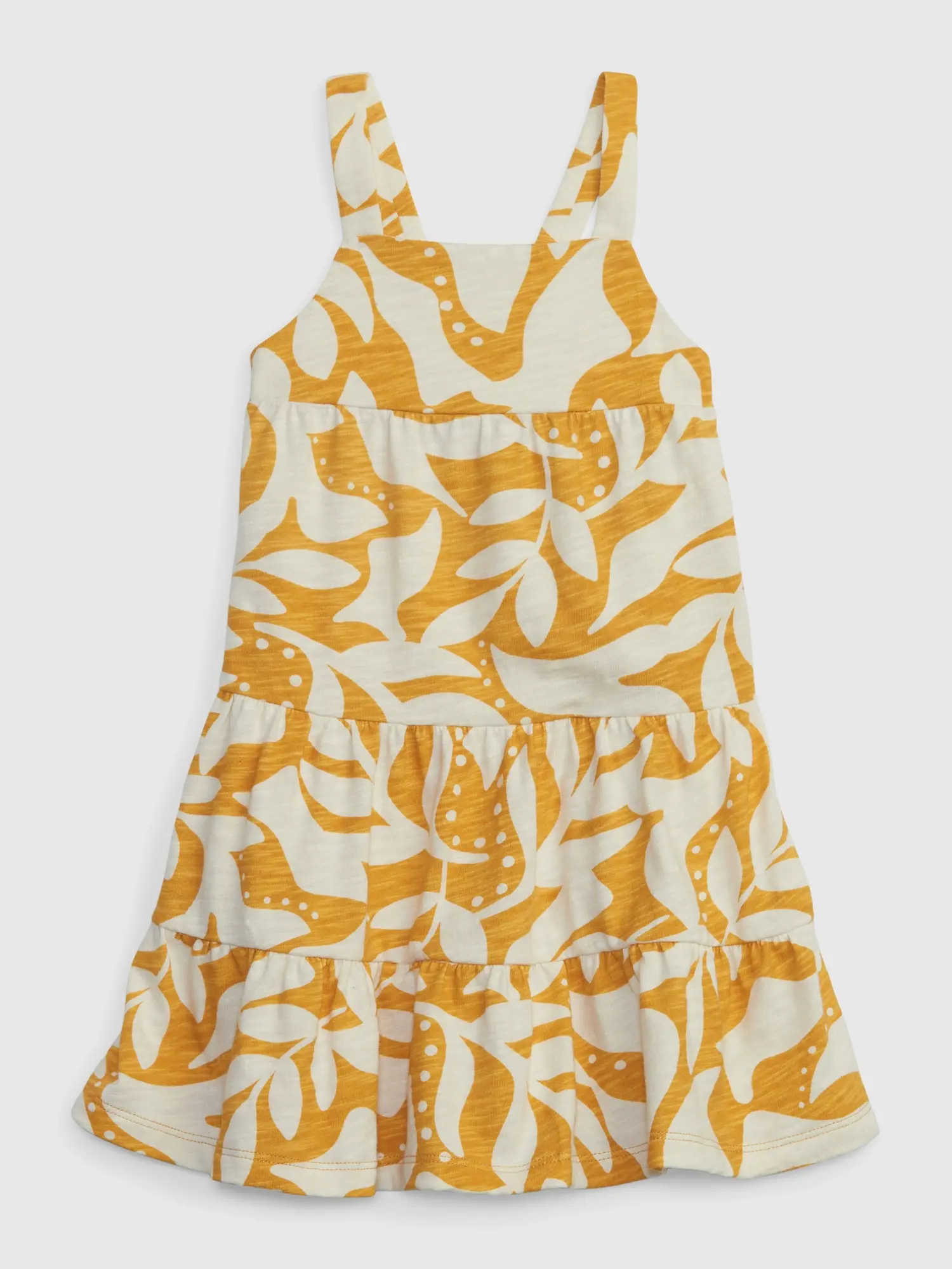 Gap Toddler Tiered Dress gold. 1
