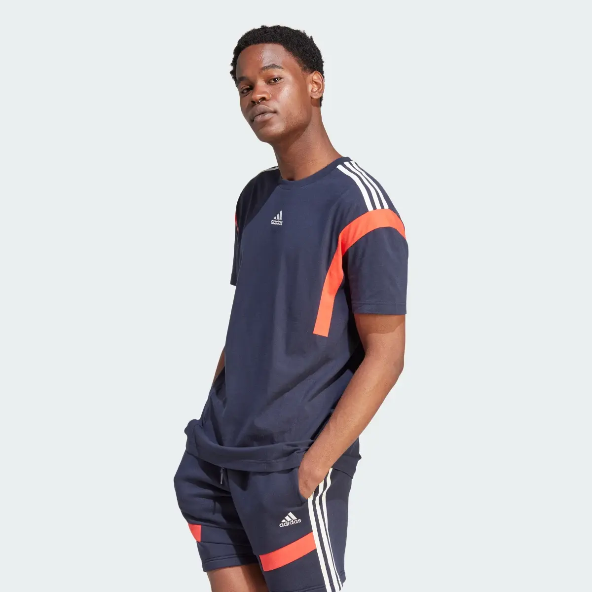 Adidas Colorblock Tee. 2